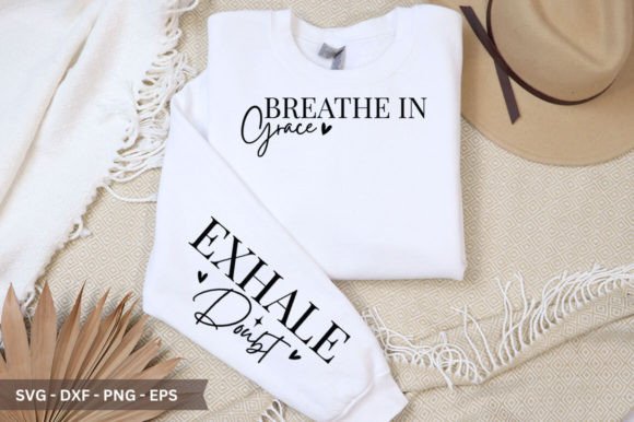 Breathe in Grace Sleeve SVG Crafts