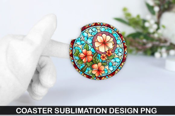 Christian Flowers Cross Circle Clipart for Crafts
