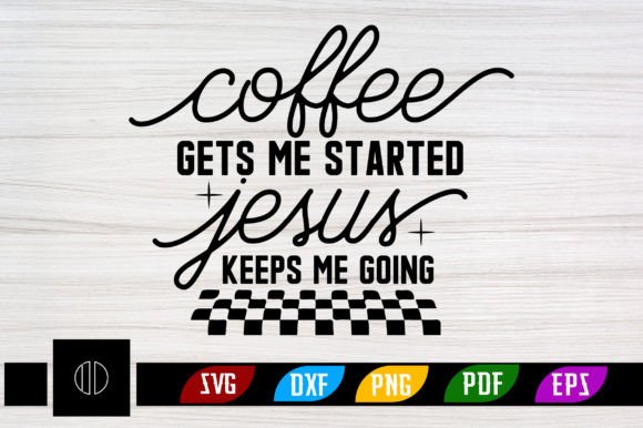 Coffee Jesus Retro Svg Design for Crafts