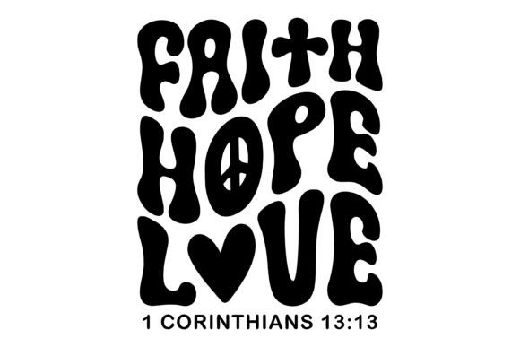 Faith Hope Love Svg PNG for Crafts
