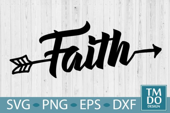 Faith Svg, Christian Svg, Arrow SVG for Crafts