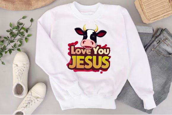 Funny Jesus Sublimation Design and Illustrations