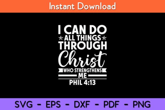 I Can Do Things Christ Bible God Jesus Crafts