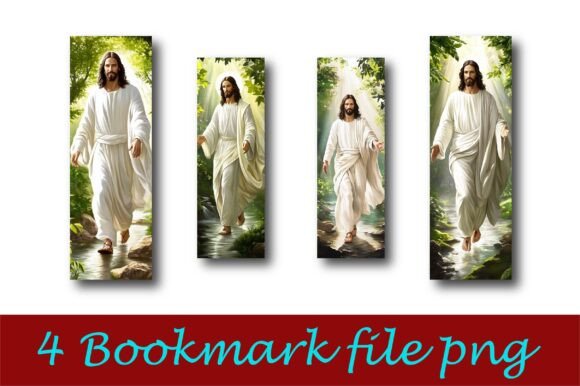 Jesus Christ BookMark Design Template & Crafts