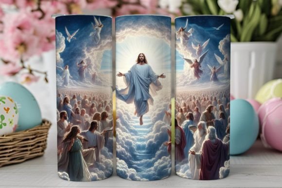 Jesus Flowers Tumbler Wrap Design and Freebies