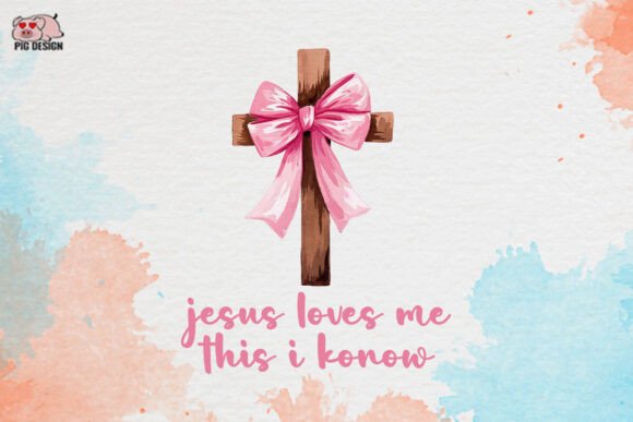 JESUS LOVES ME THIS I KNOW Clipart PNG and Crafts