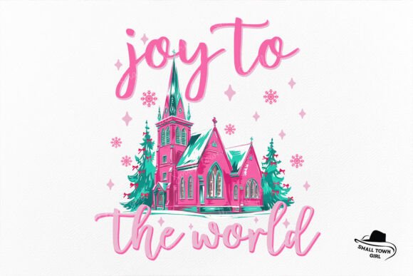 Joy to the World Jesus Pink Christmas Crafts