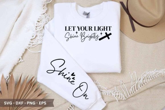 Let Your Light Shine Sleeve SVG for Crafts Projects