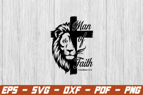 Man of Faith Svg, Christian Svg, Jesus Svg in Crafts