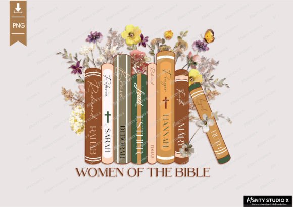 Women of the Bible Sublimation Design and Graphic Templates